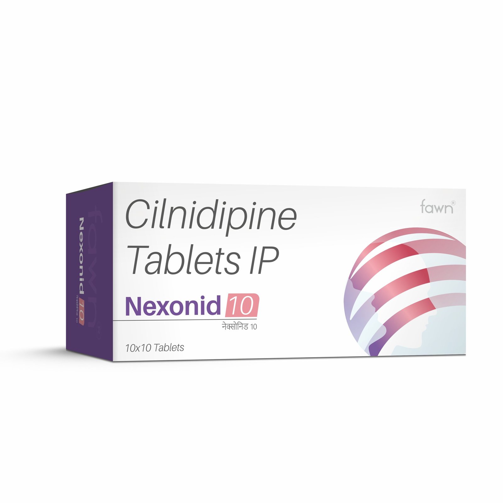 Cilnidipine Tablets IP 10 Mg - NEXONID 10 - Fawn Incor