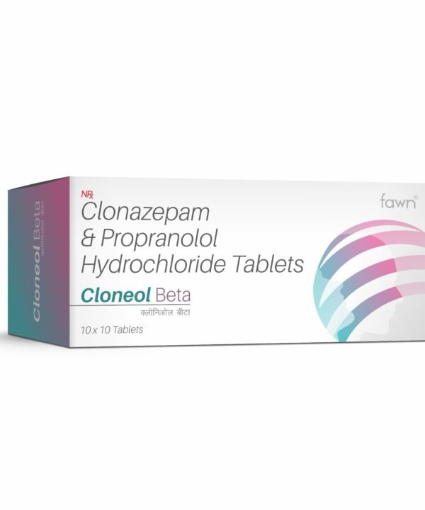 Clonazepam & Propranolol Hydrochloride Tablets - CLONEOL BETA