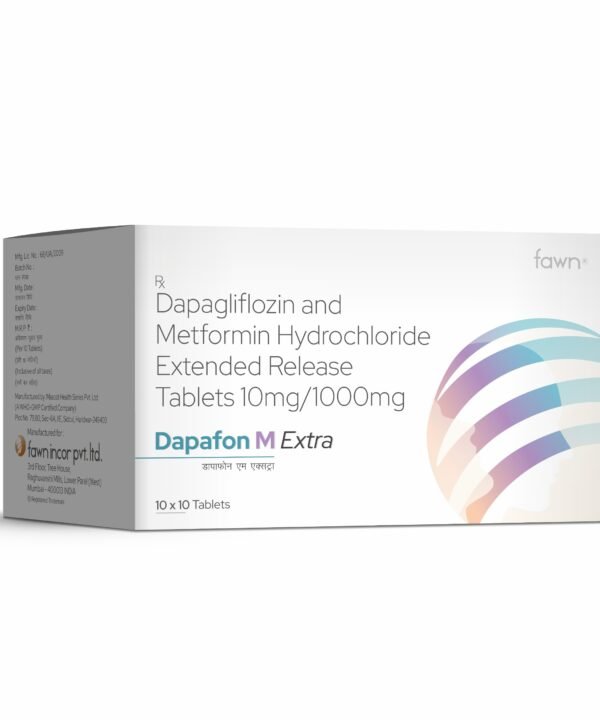 Dapagliflozin & Metformin Hydrochloride Extended Release Tablets - DAPAFON M EXTRA