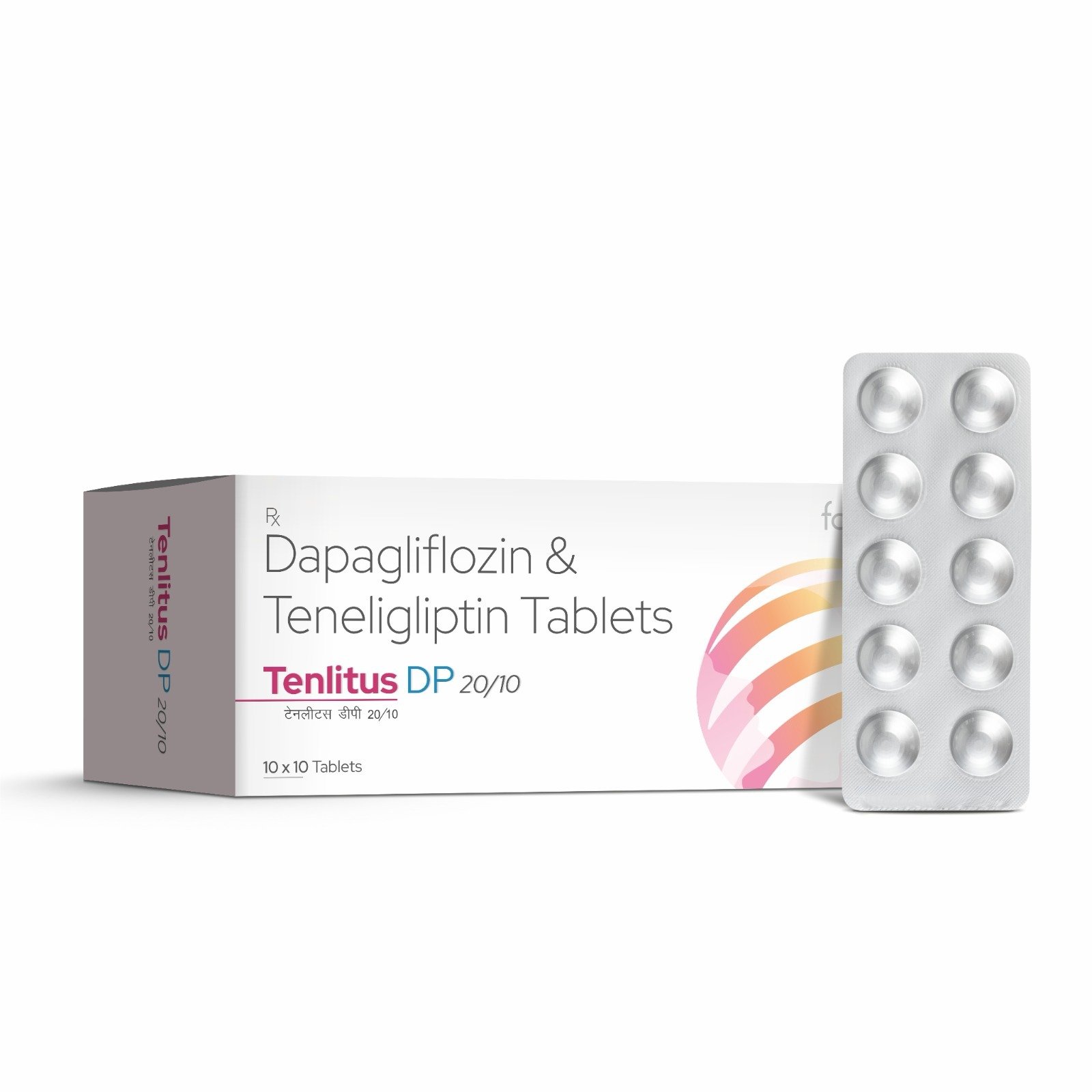 Dapagliflozin & Teneligliptin Tablets - TENLITUS DP 20/10