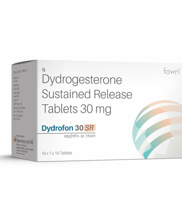 Dydrogesterone 30 mg Sustained Release Tablets - DYDROFON 30 SR Tablets