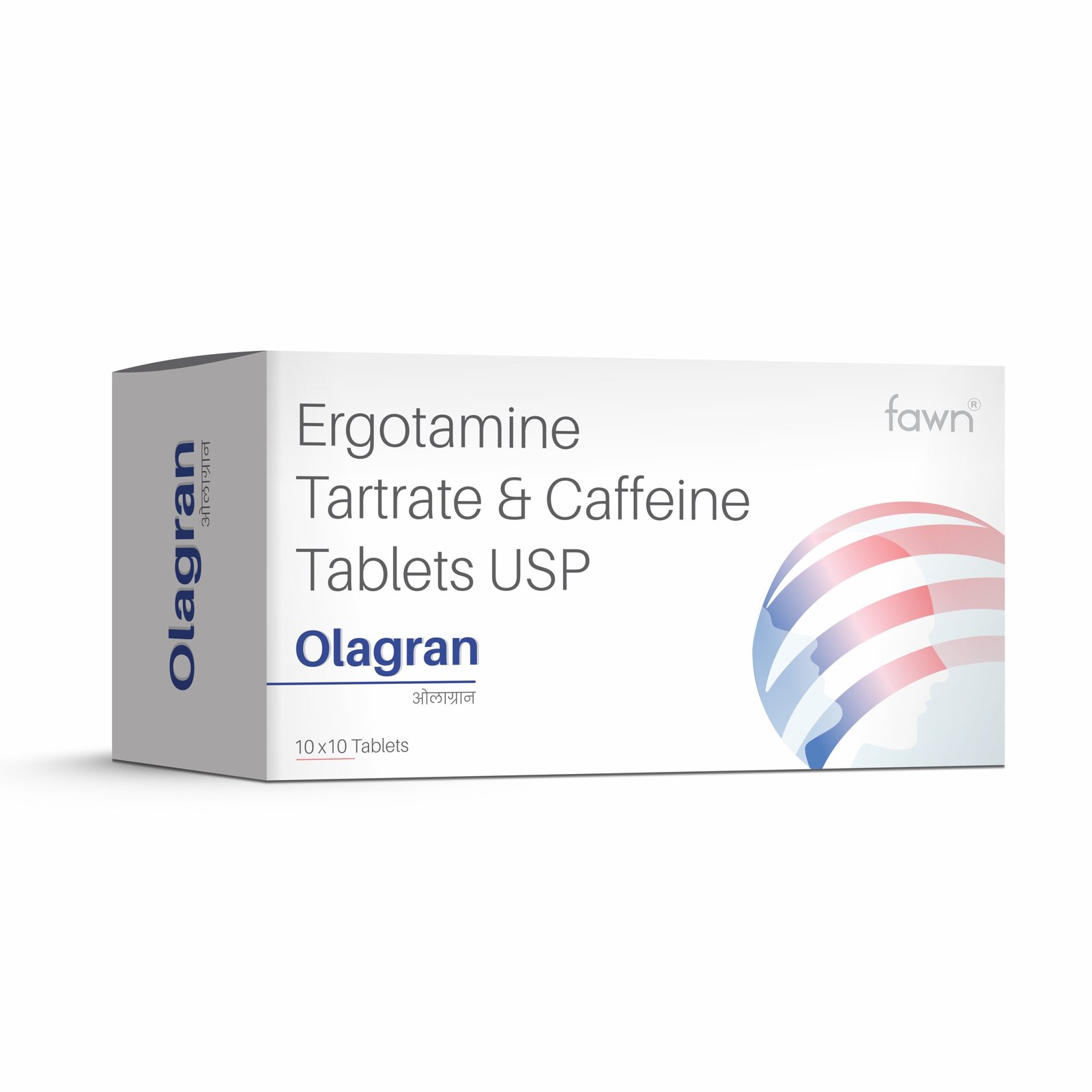 Ergotamine Tartrate & Caffeine Tablets USP - OLAGRAN -Fawn incor