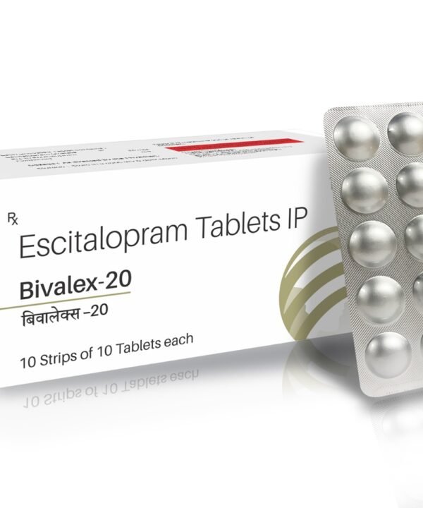 Escitalopram Tablets IP 20 Mg - BIVALEX 20