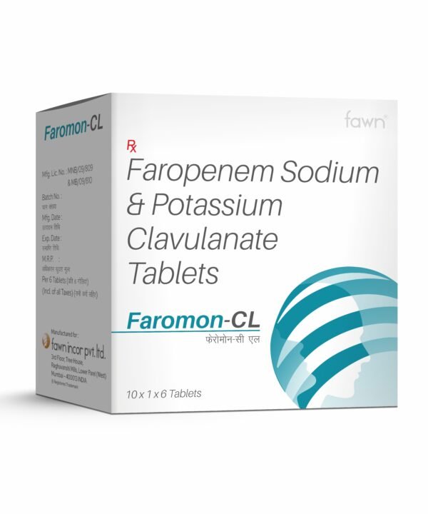 Faropenem Sodium & Potassium Clavulanate Tablets - FAROMON CL - Fawn Incor