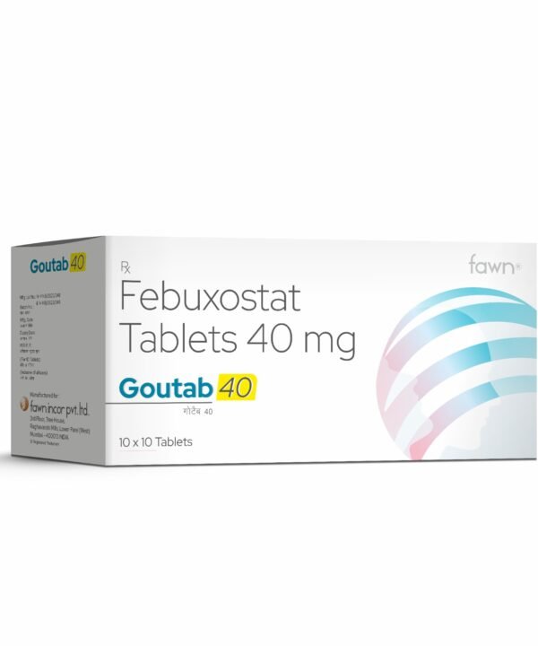 Febuxostat Tablets 40 Mg - GOUTAB 40