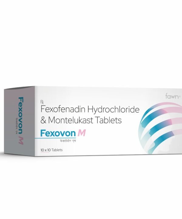 Fexofenadine Hydrochloride & Montelukast Tablets - FEXOVON M Tablets - Fawn Incor