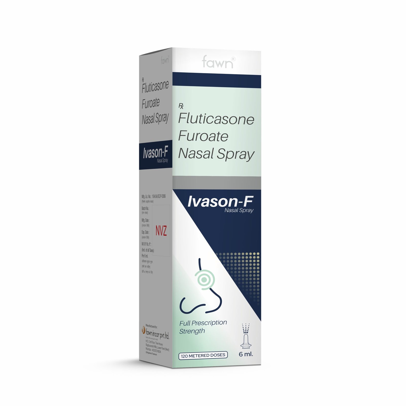 Fluticasone Furoate Nasal Spray - IVASON F - Fawn Incor