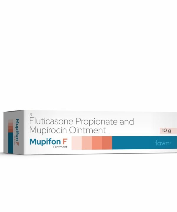 Fluticasone Propionate & Mupirocin Ointment - MUPIFON F Ointment - Fawn Incor