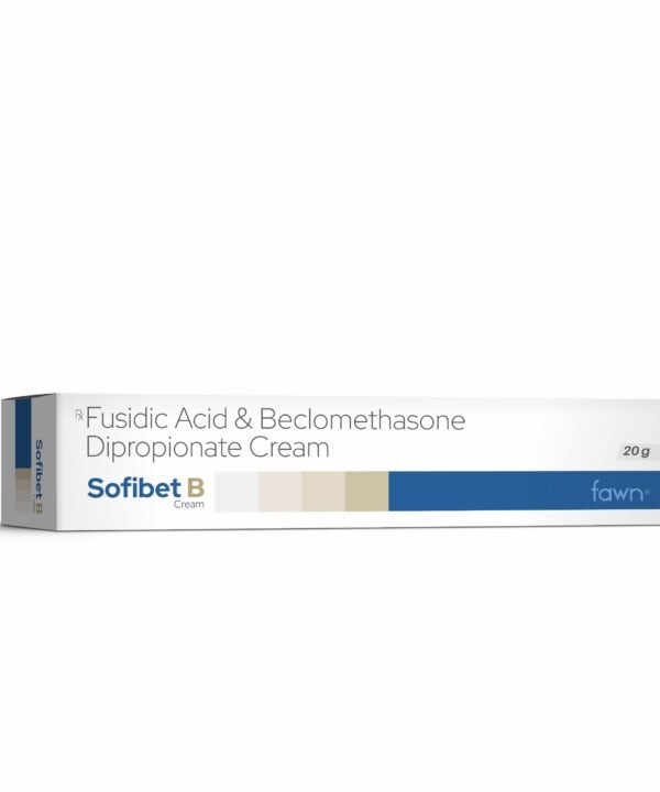 Fusidic Acid & Beclomethasone Dipropionate Cream - SOFIBET B