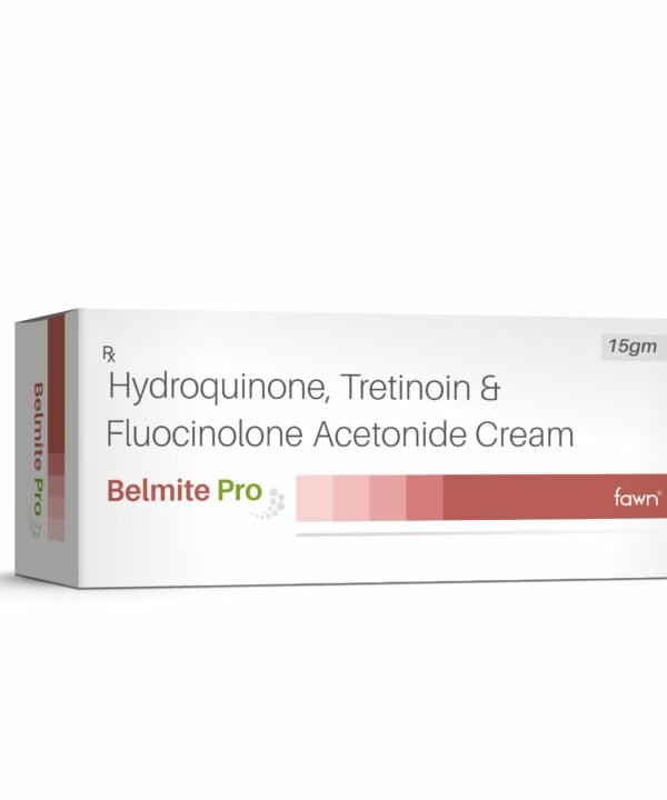 Hydroquinone, Tretinoin & Fluocinolone Acetonide Cream - BELMITE PRO - Fawn Incor