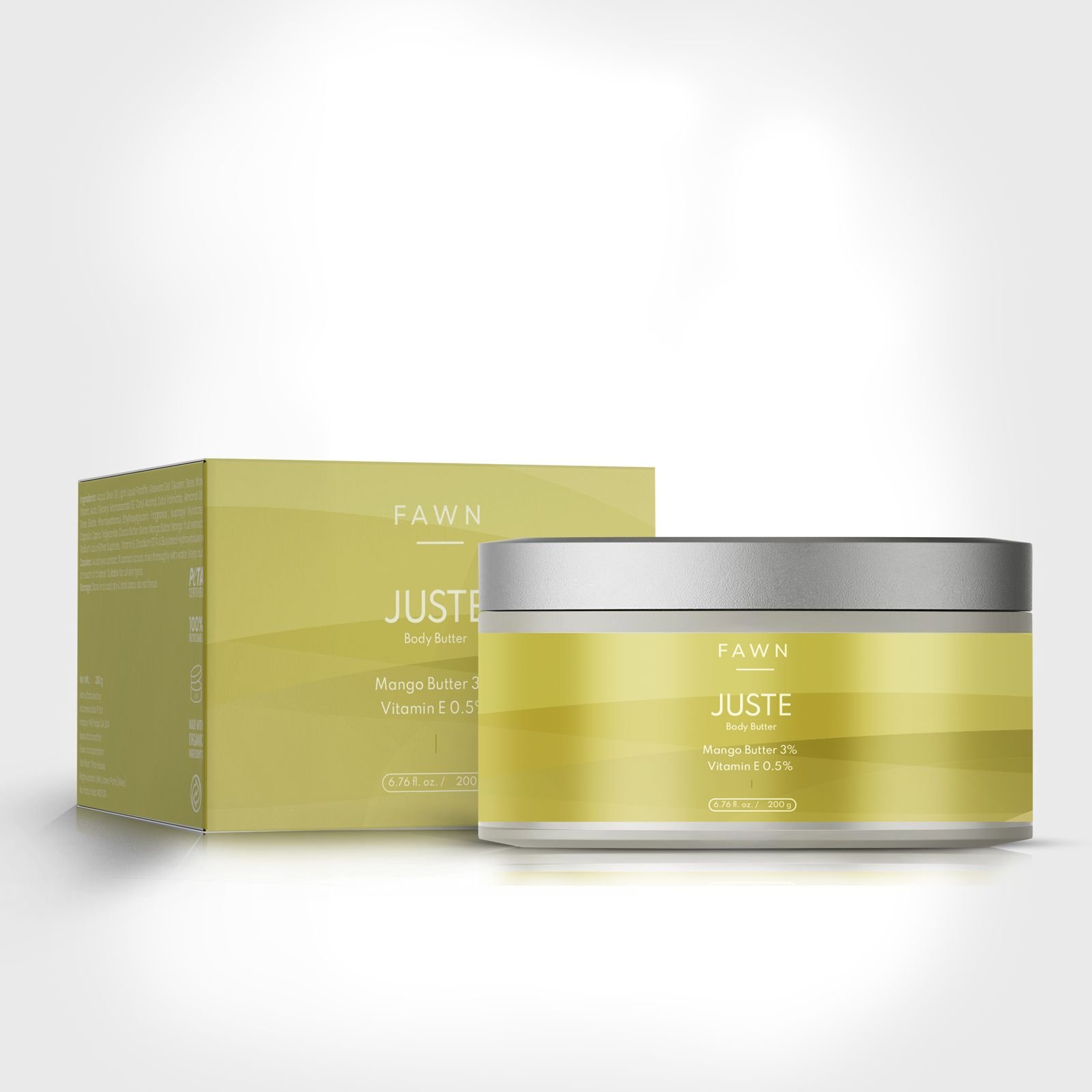 JUSTE Body Butter Cream - Fawn Incor