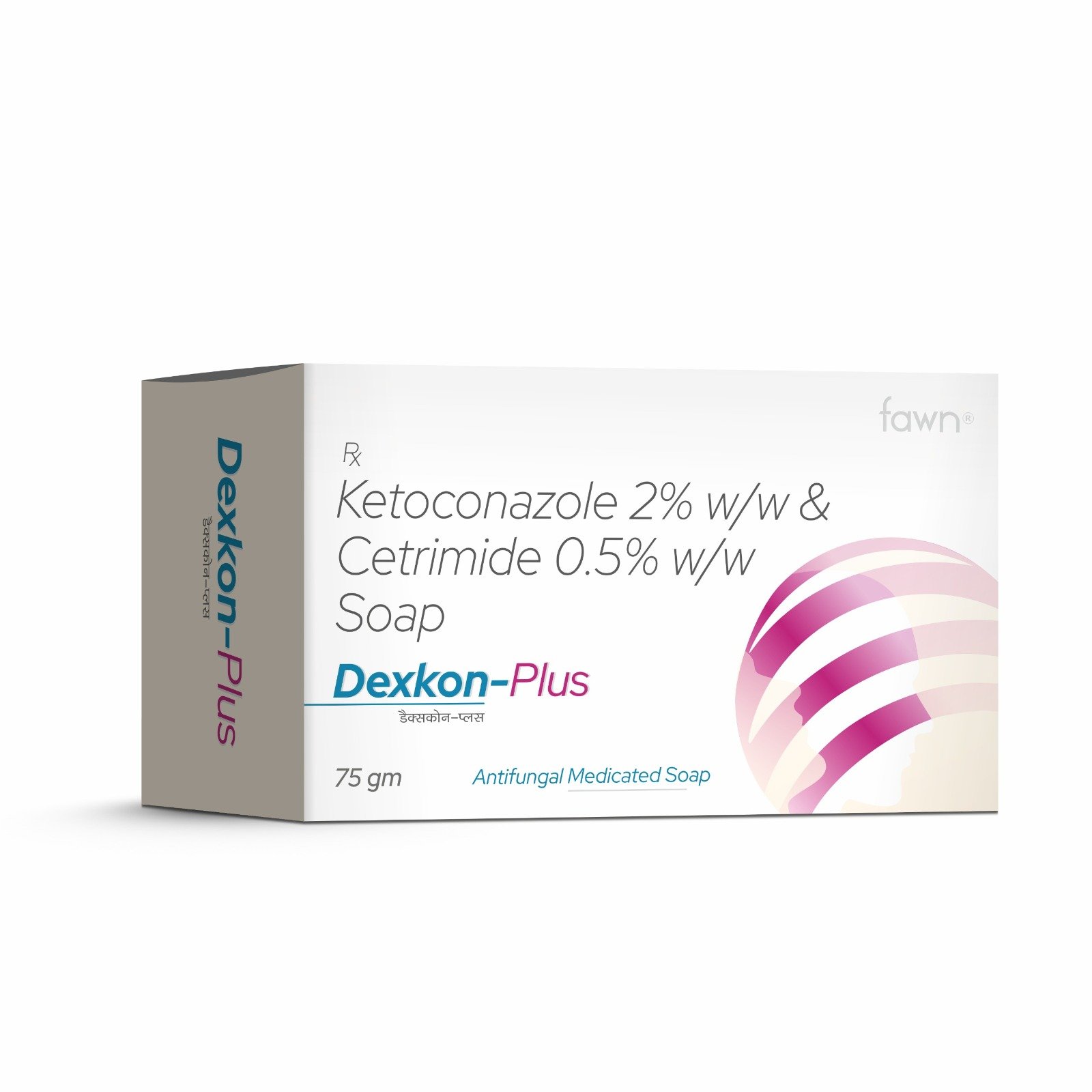 Ketoconazole 2% Ww + Cetrimide 0.5% Ww - DEXKON PLUS Soap