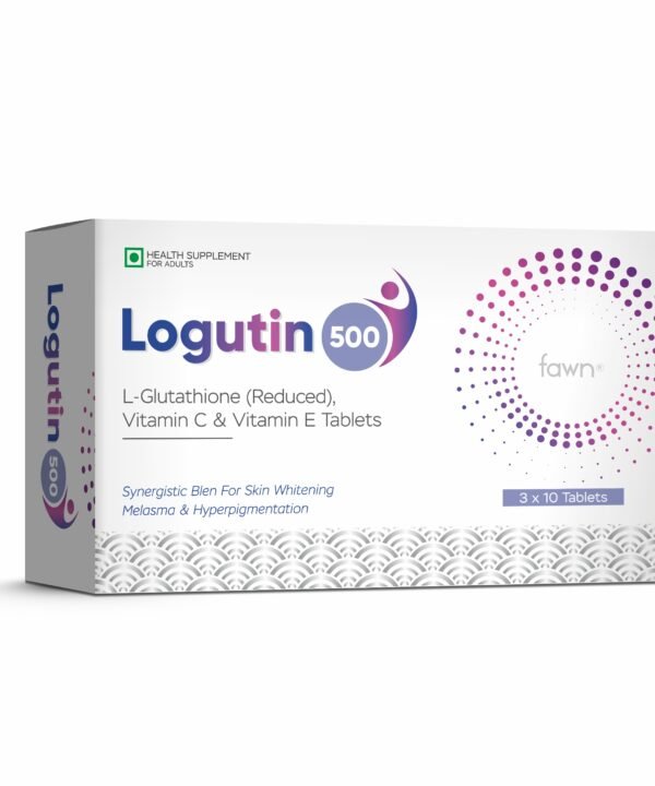 L-Glutathione, Vitamin C & E Tablets - LOGUTIN-500