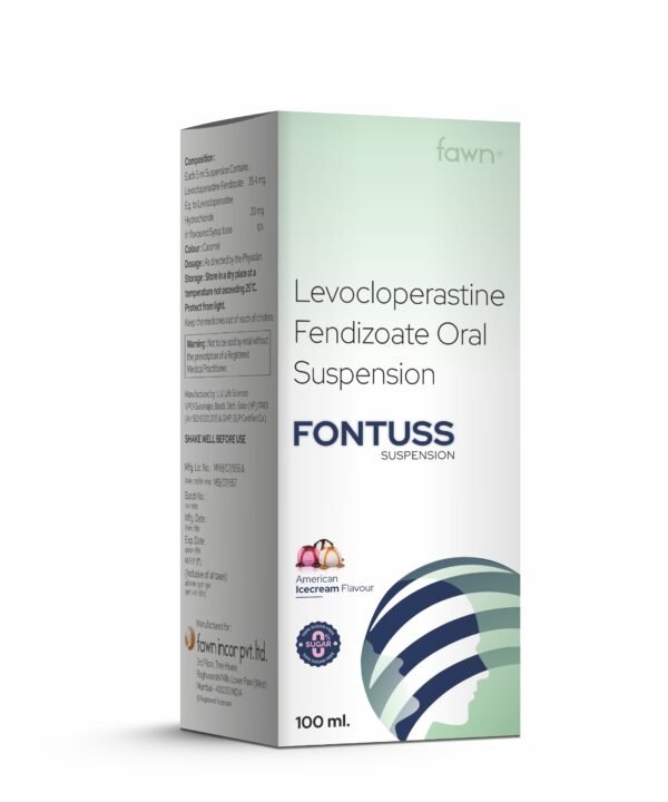 Levocloperastine Fendizoate Oral Suspension - FONTUSS - Fawn Incor