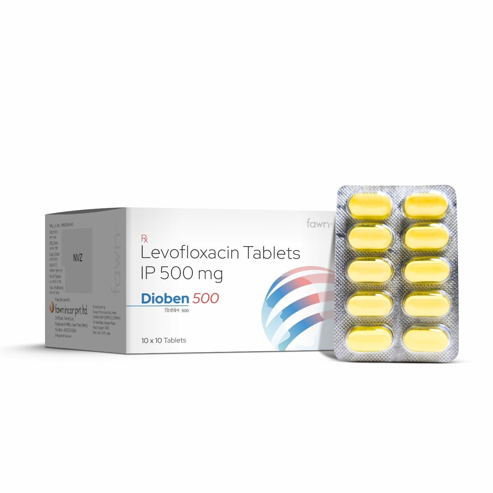 Levofloxacin Tablets IP 500 Mg