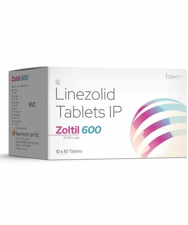 Linezolid Tablets IP 600 MG - ZOLTIL 600 - Fawn Incor