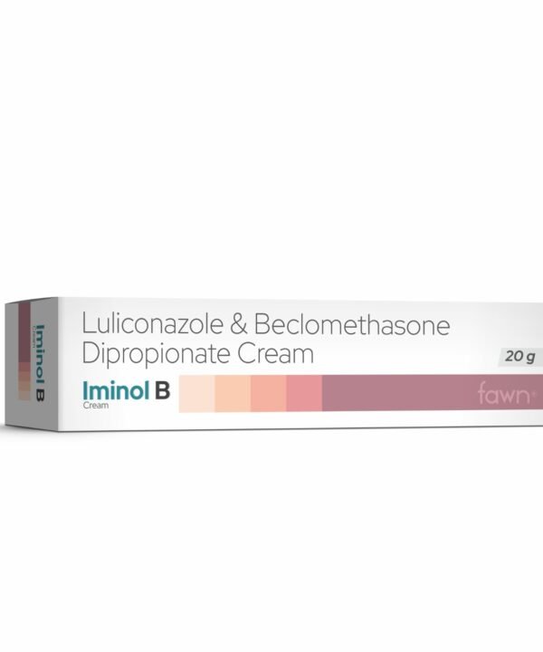 Luliconazole & Beclomethasone Dipropionate Cream - IMINOL B Cream - Fawn Incor