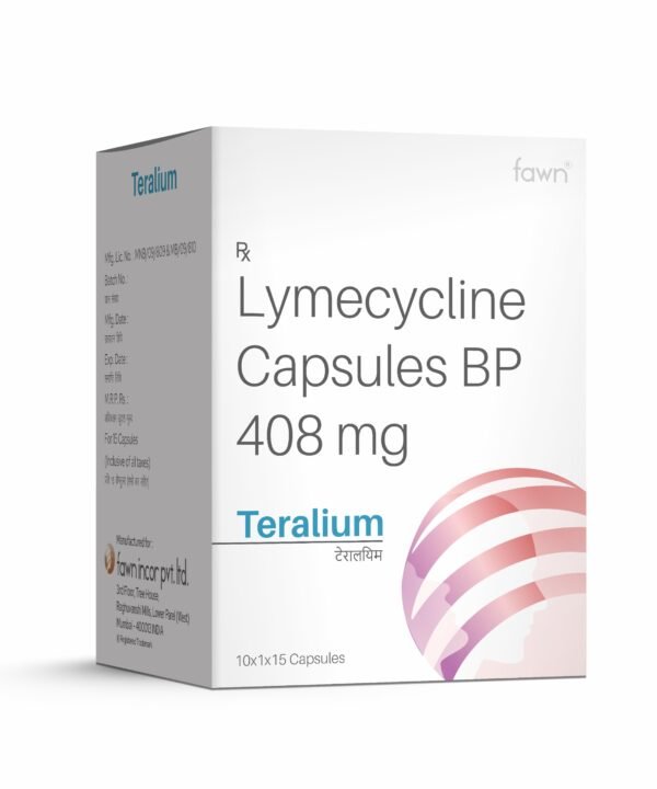 Lymecycline Capsules BP 408 Mg -TERALIUM - Fawn Incor
