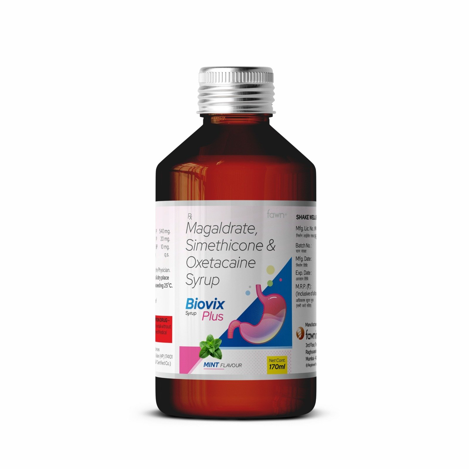 Magaldrate, Simethicone & Oxetacaine Suspension – BIOVIX PLUS