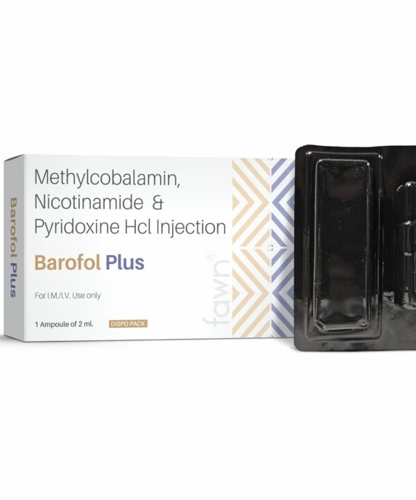 Methylcobalamin Nicotinamide & Pyridoxine HCl Injection - BAROFOL PLUS Injection