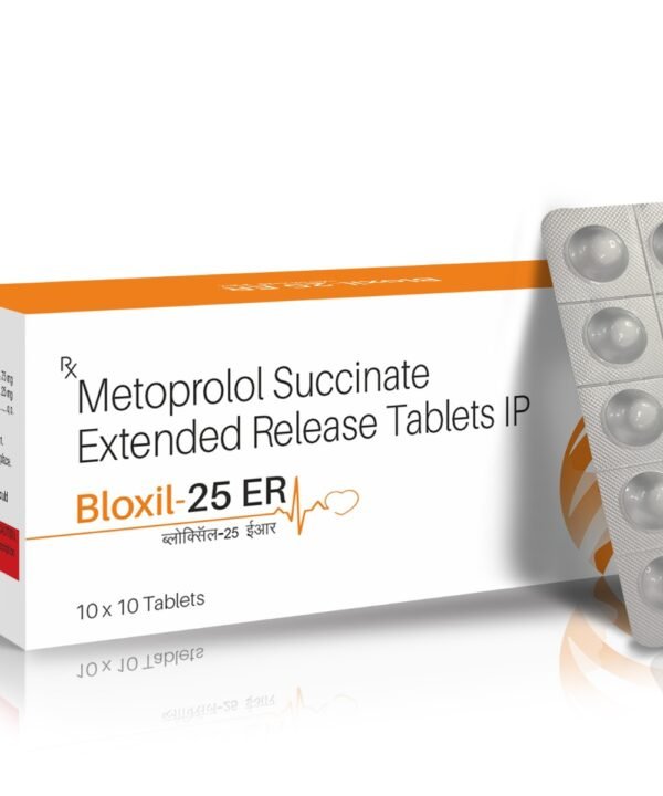 Metoprolol Succinate Extended Release Tablets IP 25 Mg - BLOXIL 25 ER