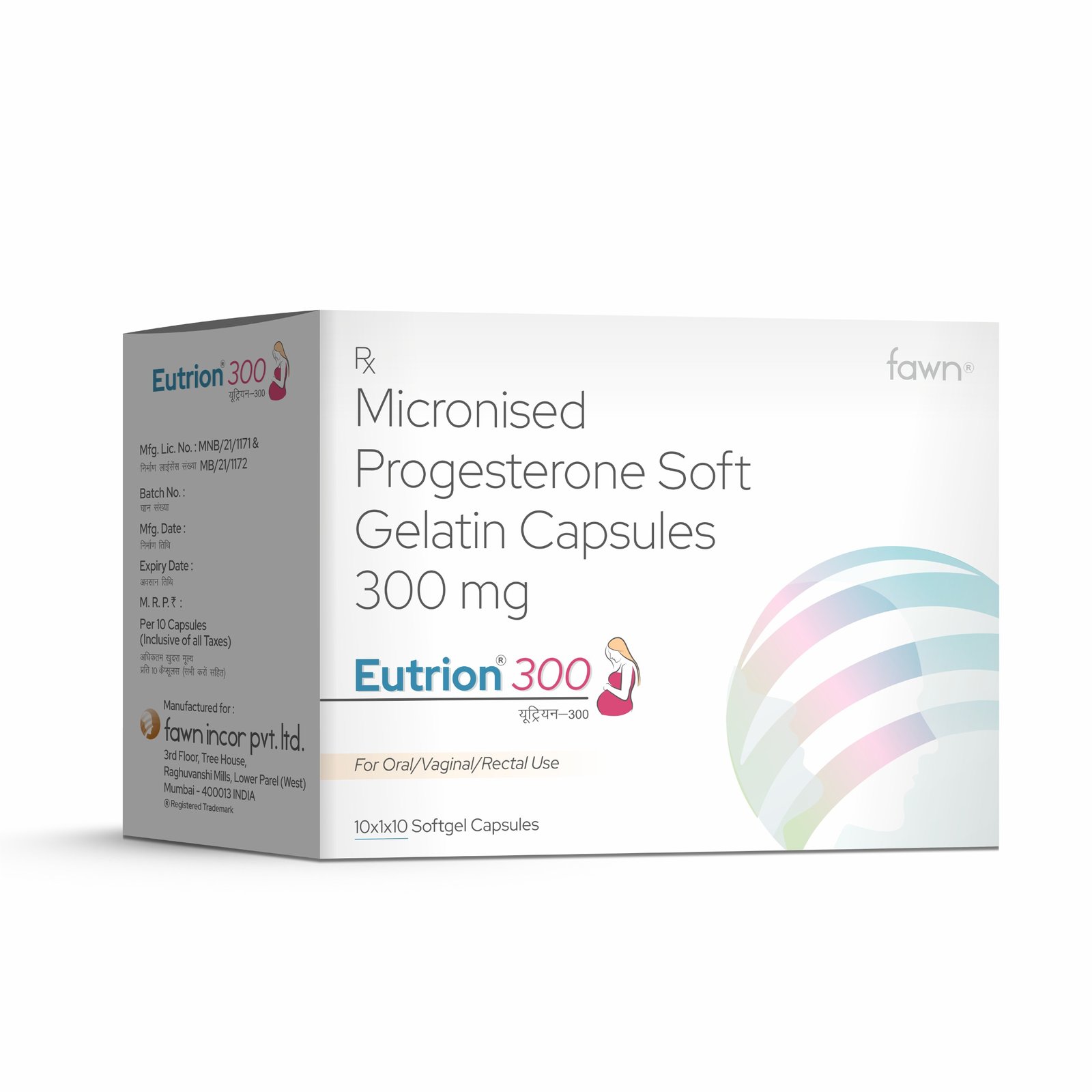 Micronised Progesterone Soft Gelatin Capsules 300 Mg - EUTRION 300 Softgel