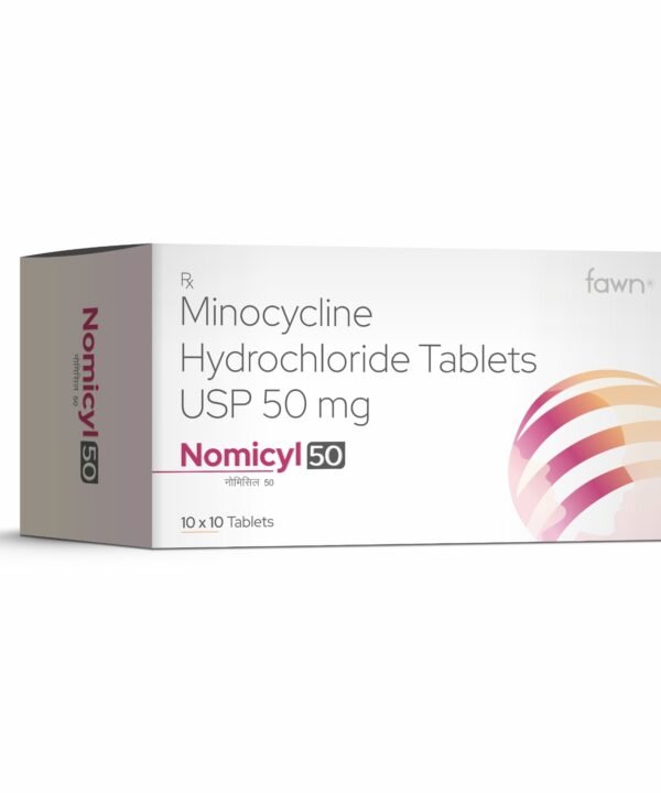 Minocycline Hydrochloride Tablets USP 50 Mg - NOMICYL 50