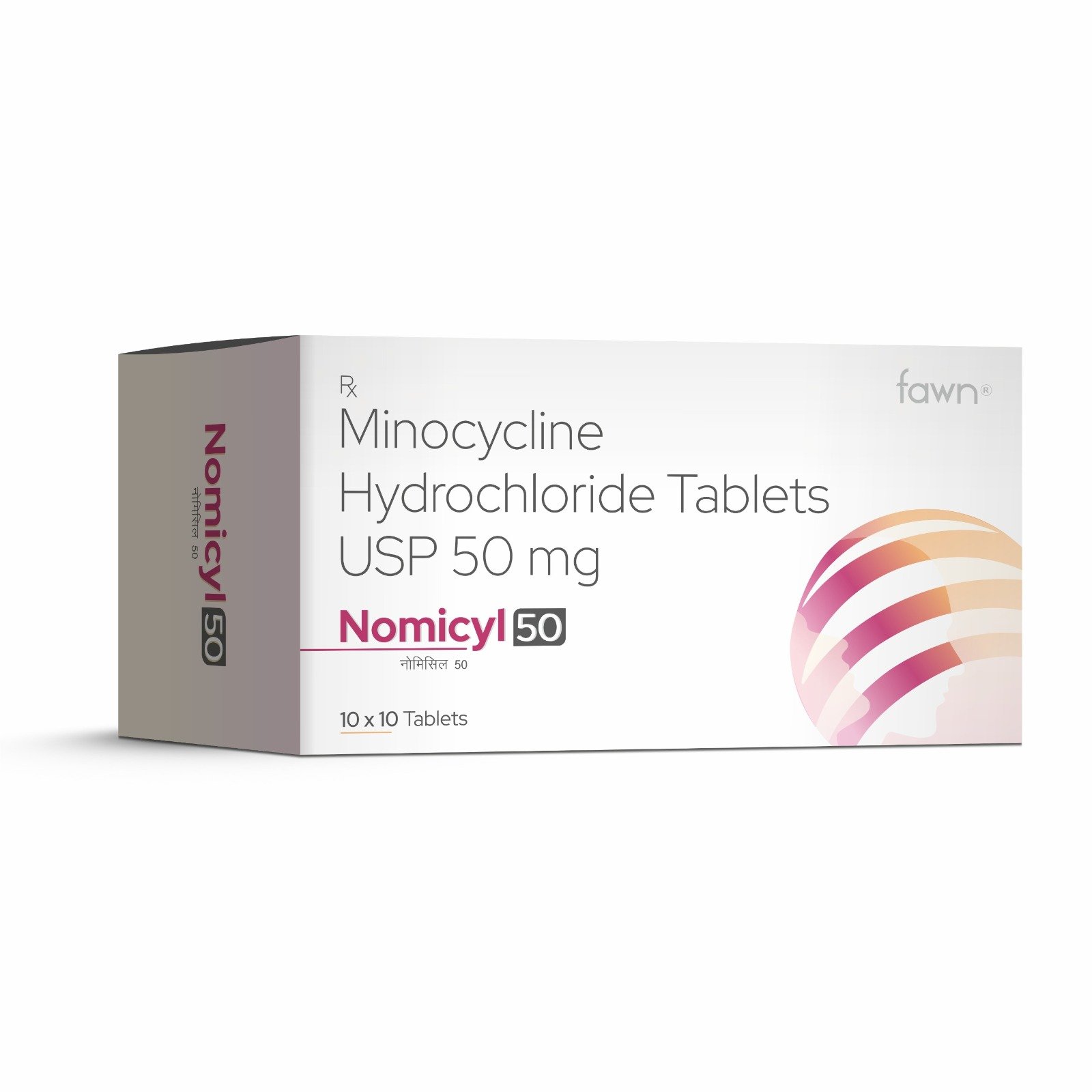 Minocycline Hydrochloride Tablets USP 50 Mg - NOMICYL 50