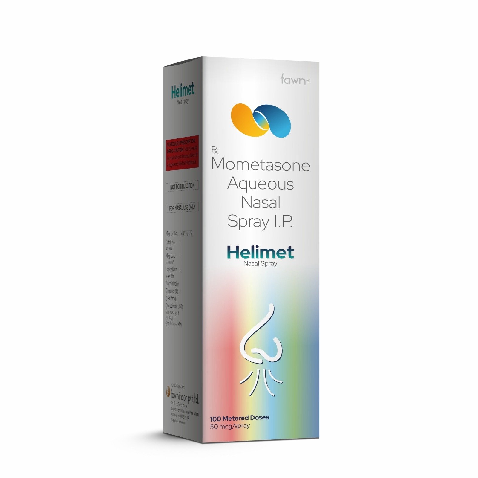 Mometasone Aqueous Nasal Spray IP - HELIMET - Fawn Incor