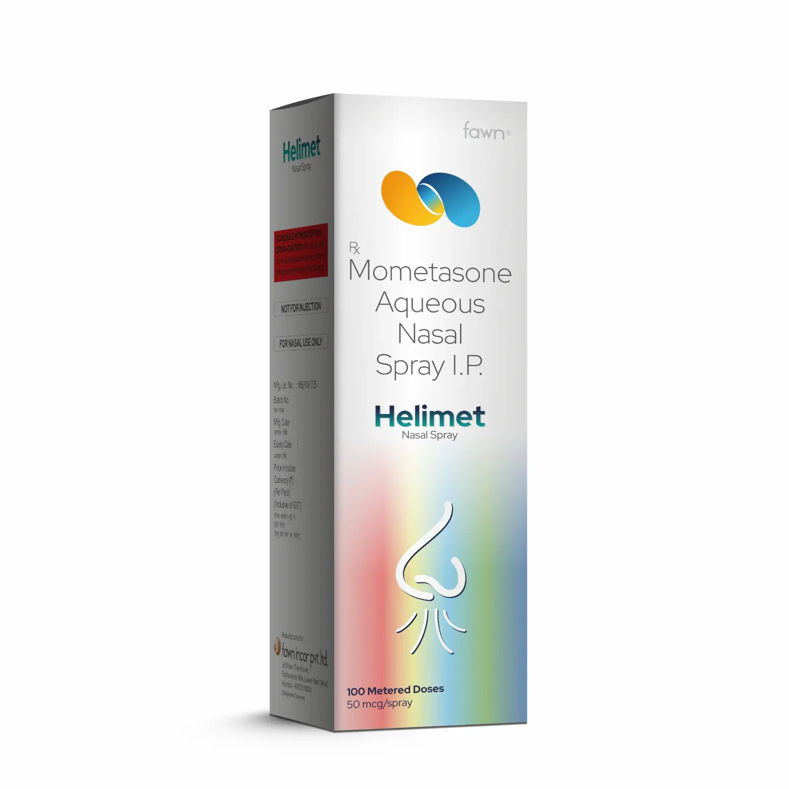 Mometasone Aqueous Nasal Spray IP - HELIMET - Fawn Incor