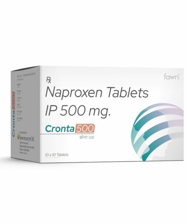 Fawn Incor - Naproxen Tablets IP 500 Mg - CRONTA 500