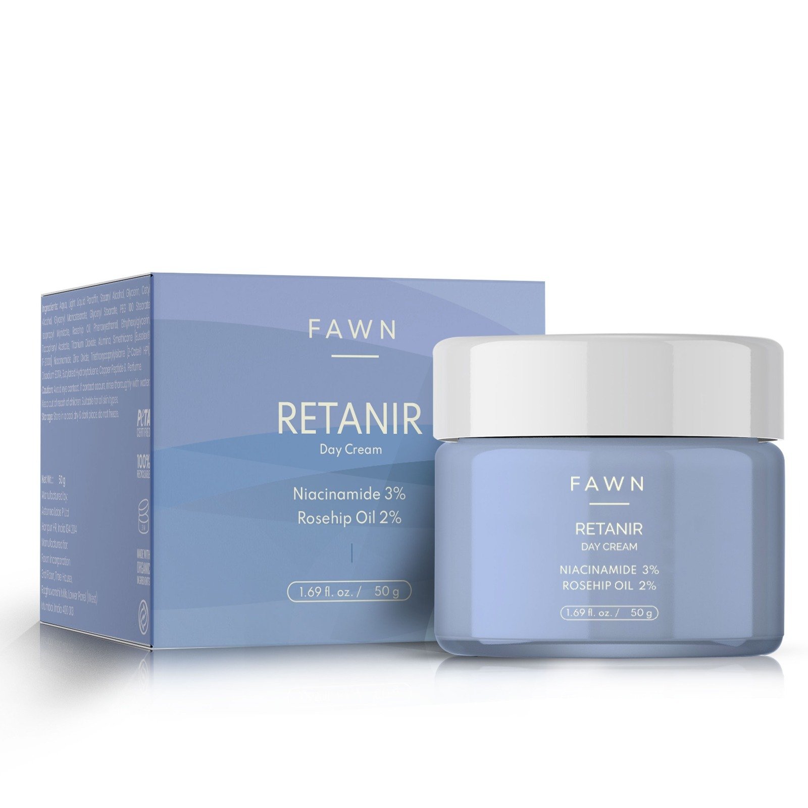 Niacinamide & Rosehip Oil Day Cream - RETANIR