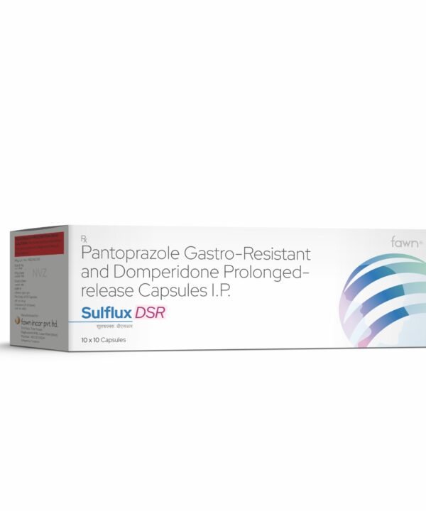 Pantoprazole Gastro-Resistant & Domperidone Prolonged Release Capsules IP - SULFLUX DSR Capsules