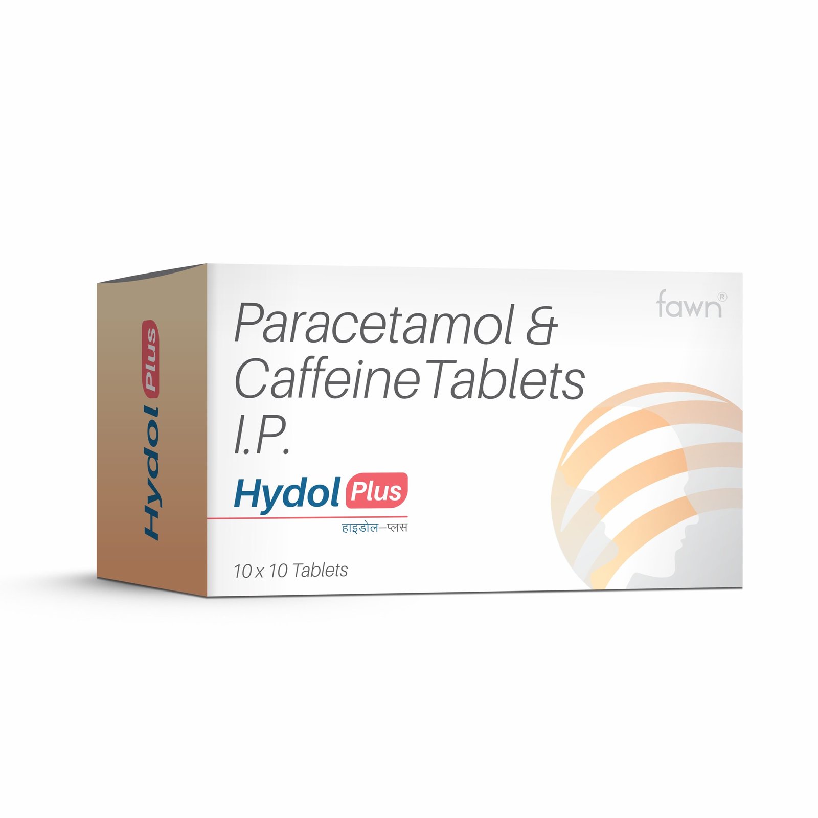 Paracetamol & Caffeine Tablets IP - HYDOL PLUS - Fawn Incor