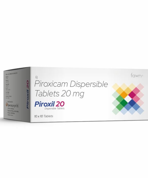 Fawn Incor - Piroxicam Dispersible Tablets 20 Mg - PIROXIL 20 Tablets - Fawn Incor