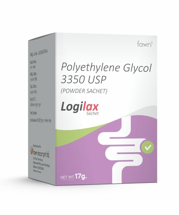 Polyethylene Glycol 3350 USP - LOGILAX Sachets - Fawn Incor