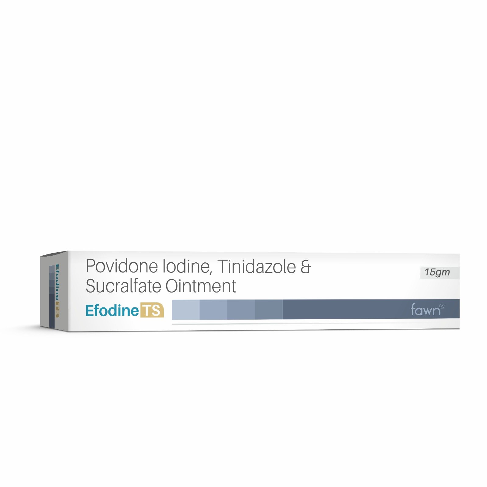 Povidone Iodine, Tinidazole & Sucralfate Ointment - EFODINE TS Ointment - Fawn Incor