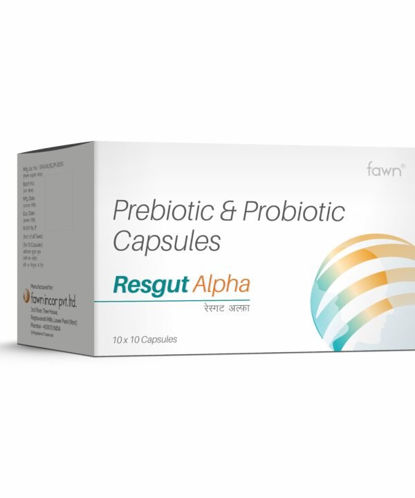 Prebiotic & Probiotic Capsules - RESGUT ALPHA - Fawn Incor