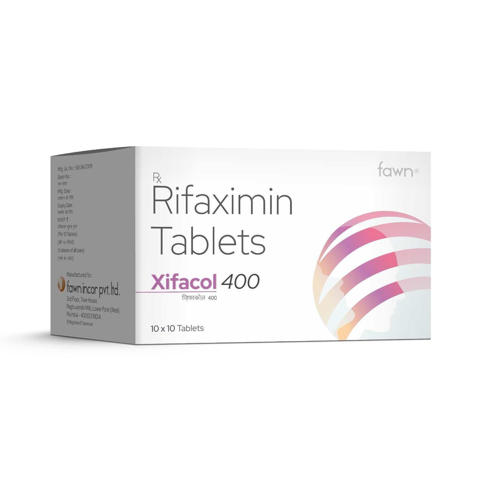 Rifaximin Tablets 400 MG - XIFACOL 400 - Fawn Incor
