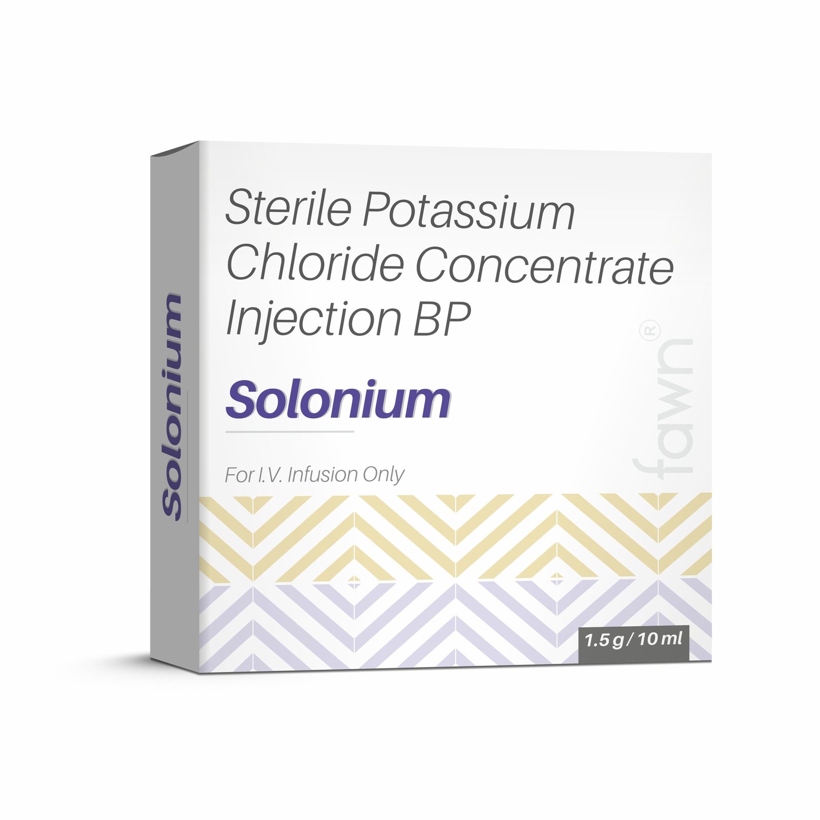 Sterile Potassium Chloride Concentrate Injection BP - SOLONIUM Injection - Fawn Incor