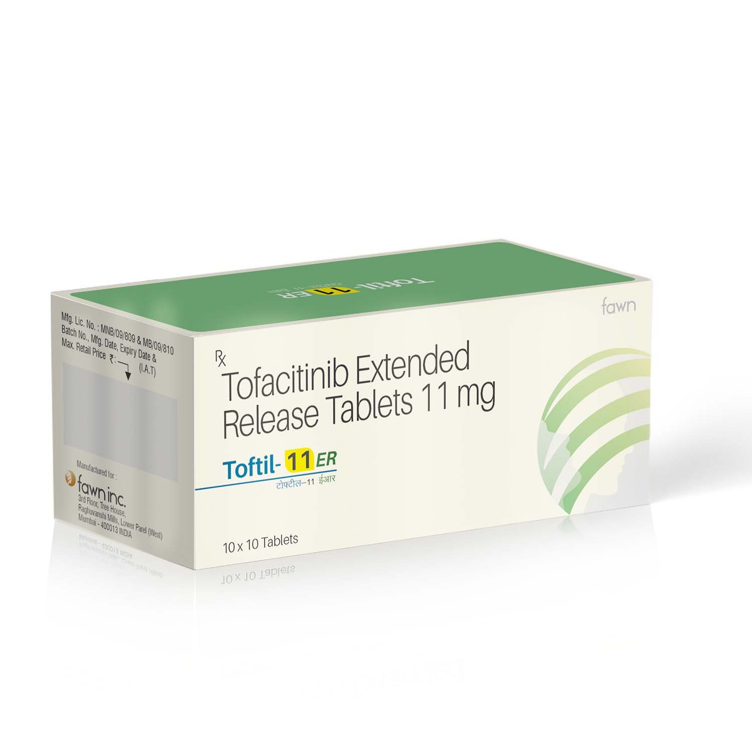 Tofacitinib Extended Release 11 mg Tablets