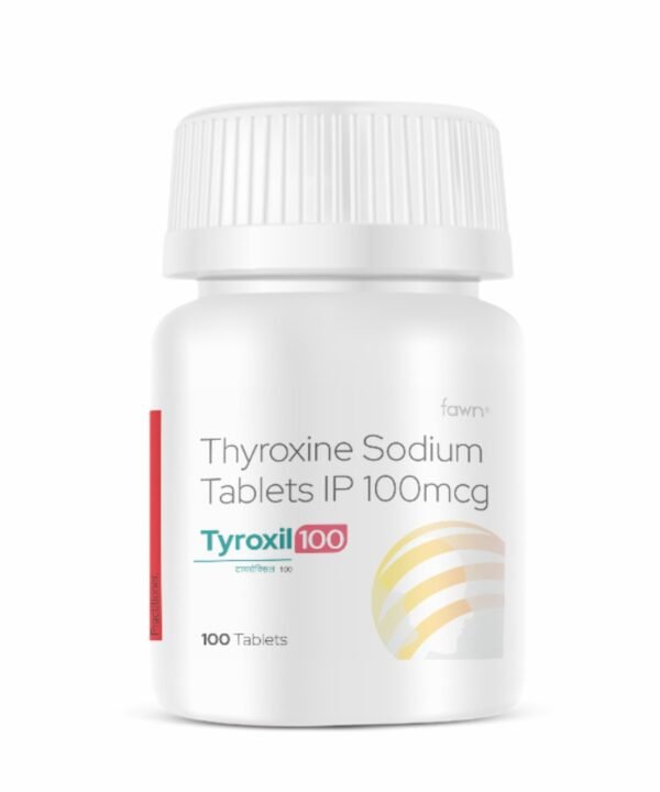 Thyroxine Sodium Tablets IP 100 Mcg -TYROXIL 100 - - Fawn Incor
