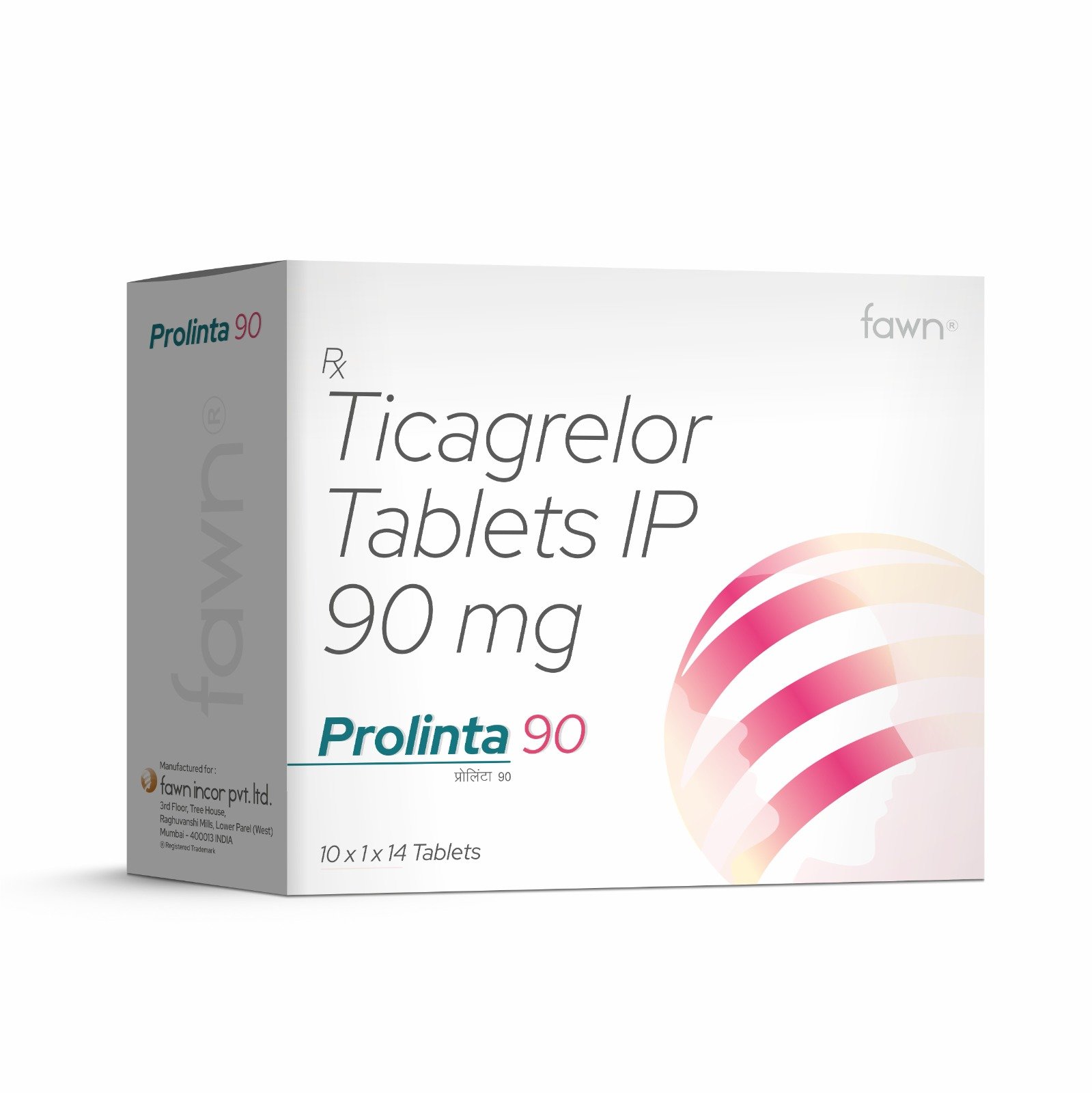 Ticagrelor Tablets IP 90 Mg - PROLINTA 90 Tablets