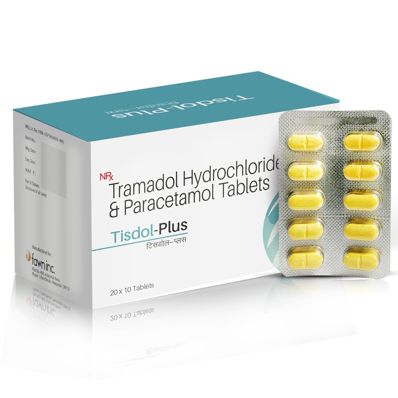 Tramadol Hydrochloride & Paracetamol Tablets - TISDOL PLUS