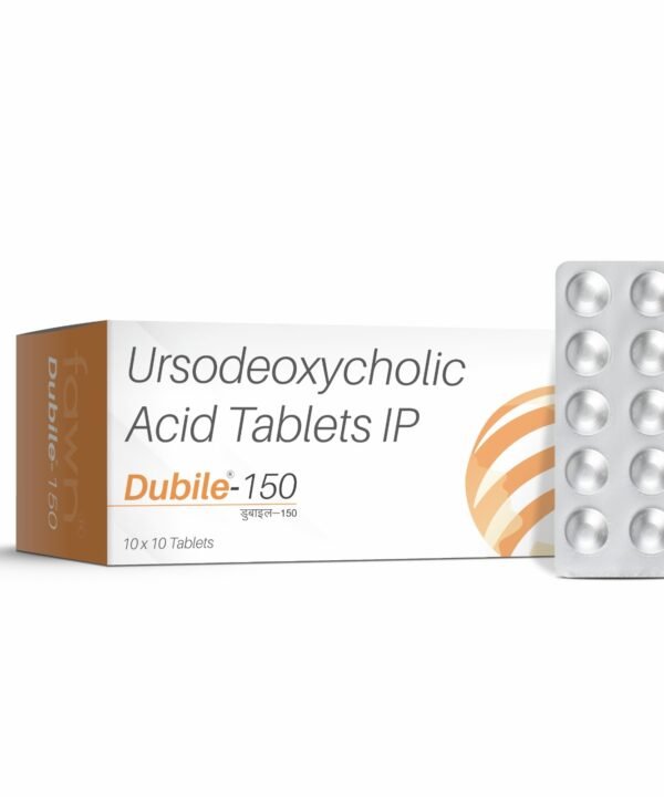 Ursodeoxycholic Acid Tablet IP 150 Mg -DUBILE 150