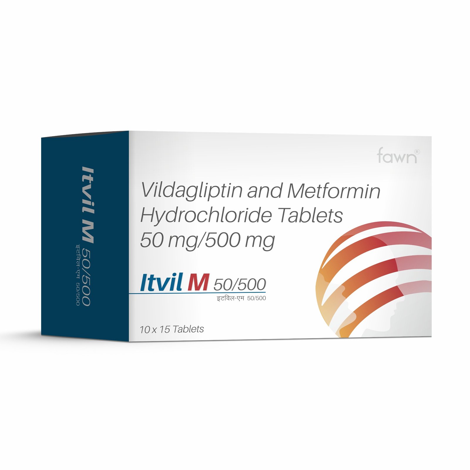Vildagliptin & Metformin Hydrochloride Tablets - ITVIL M 50500