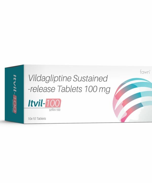 Vildagliptin Sustained Release Tablets 100 Mg - ITVIL 100 - Fawn Incor