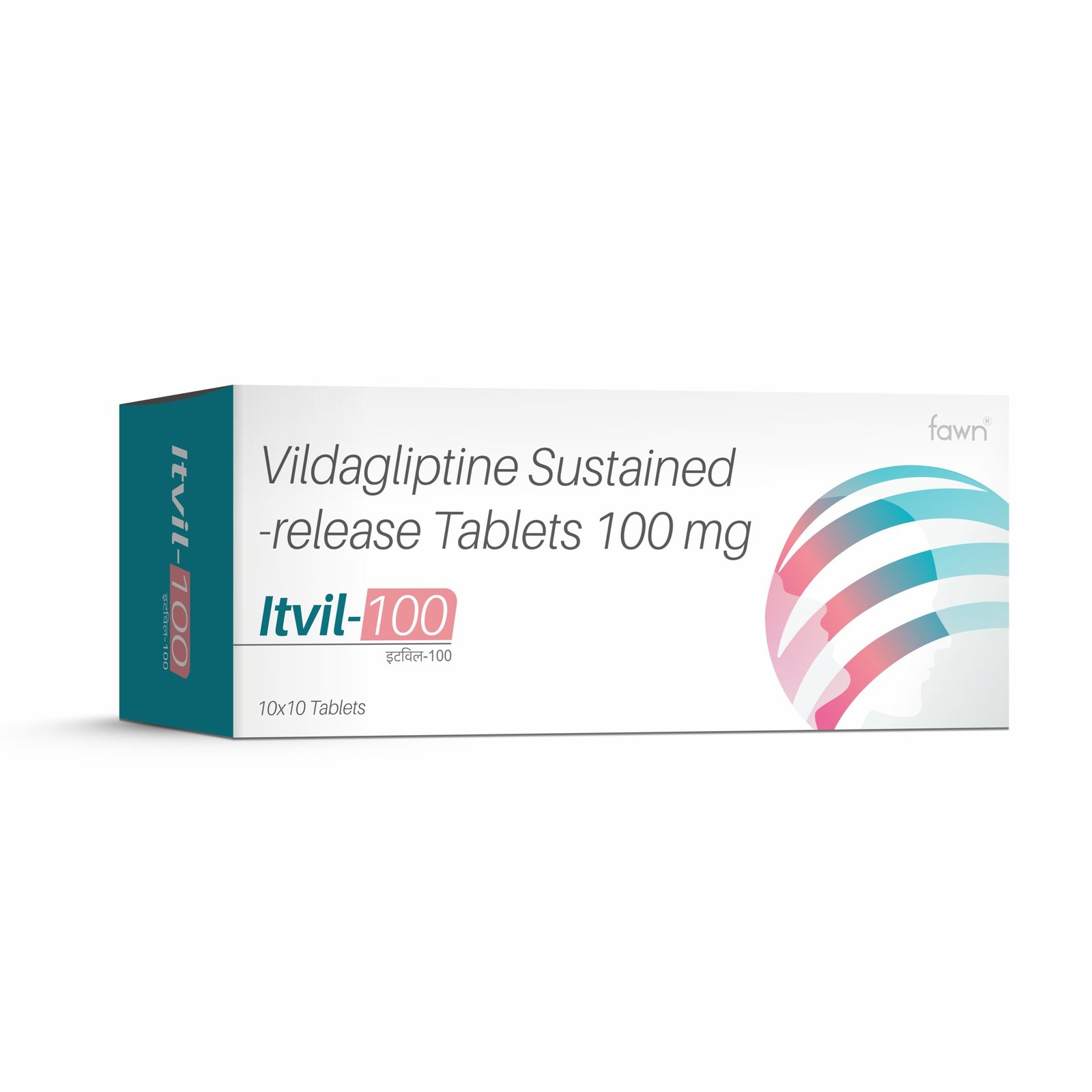 Vildagliptin Sustained Release Tablets 100 Mg - ITVIL 100 - Fawn Incor