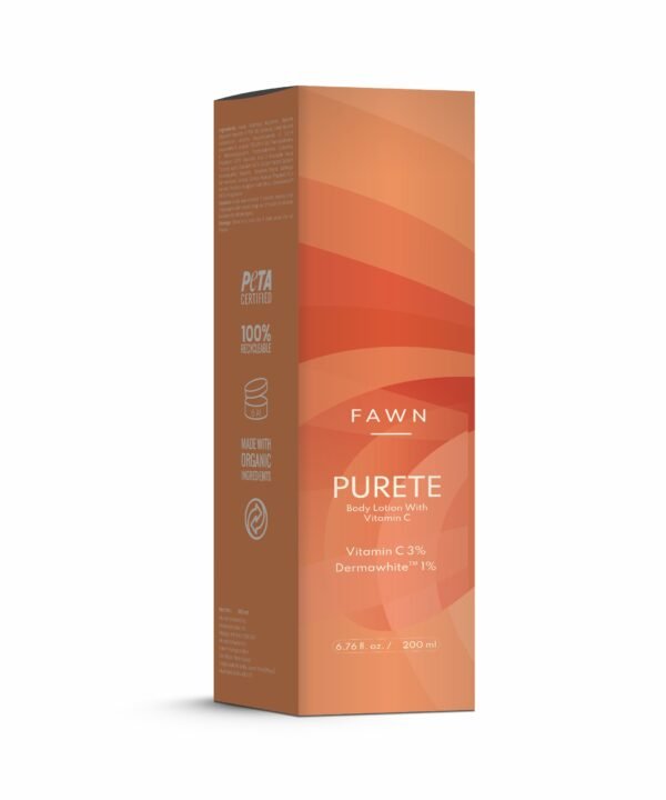 Vitamin C Body Lotion - PURETE Body Lotion - Fawn Incor