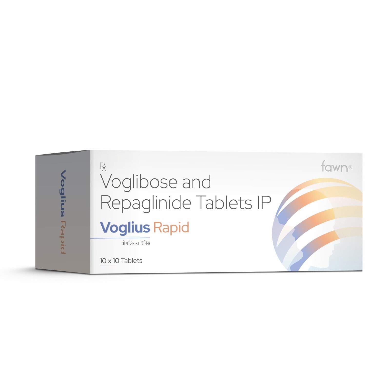 Voglibose & Repaglinide Tablets IP - VOGLIUS RAPID Tablets - Fawn Incor